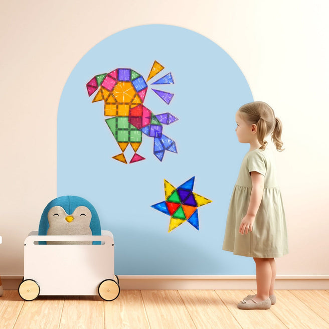 Magnetische Muursticker 95x75cm | Clever Blue