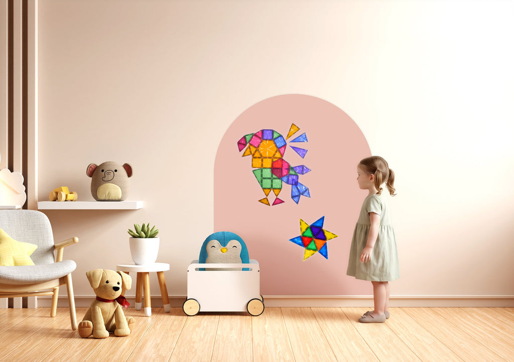 Magnetische Muursticker 95x75cm | Soft Nude