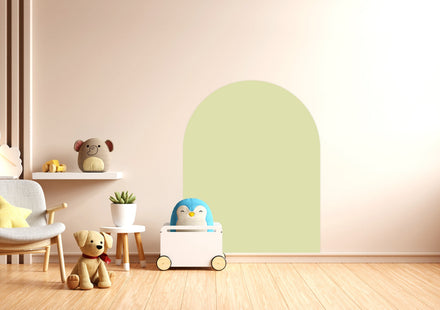 Cleverclixx magnetische muursticker Soft Olive - sfeerbeeld kinderkamer