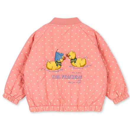 Konges Sløjd Juno Duckling Printed Bomber Jas | Coeur Feathers