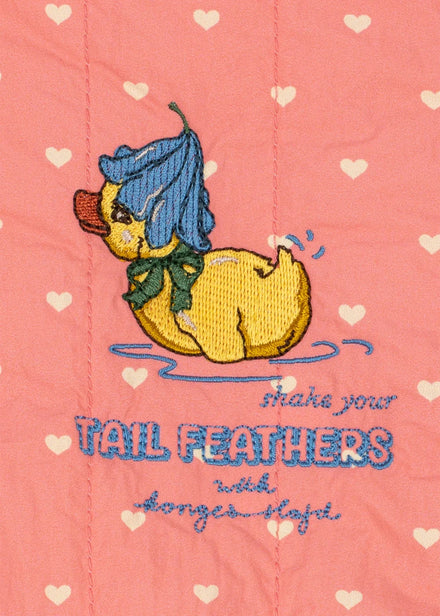 Konges Sløjd Juno Duckling Printed Bomber Jas | Coeur Feathers