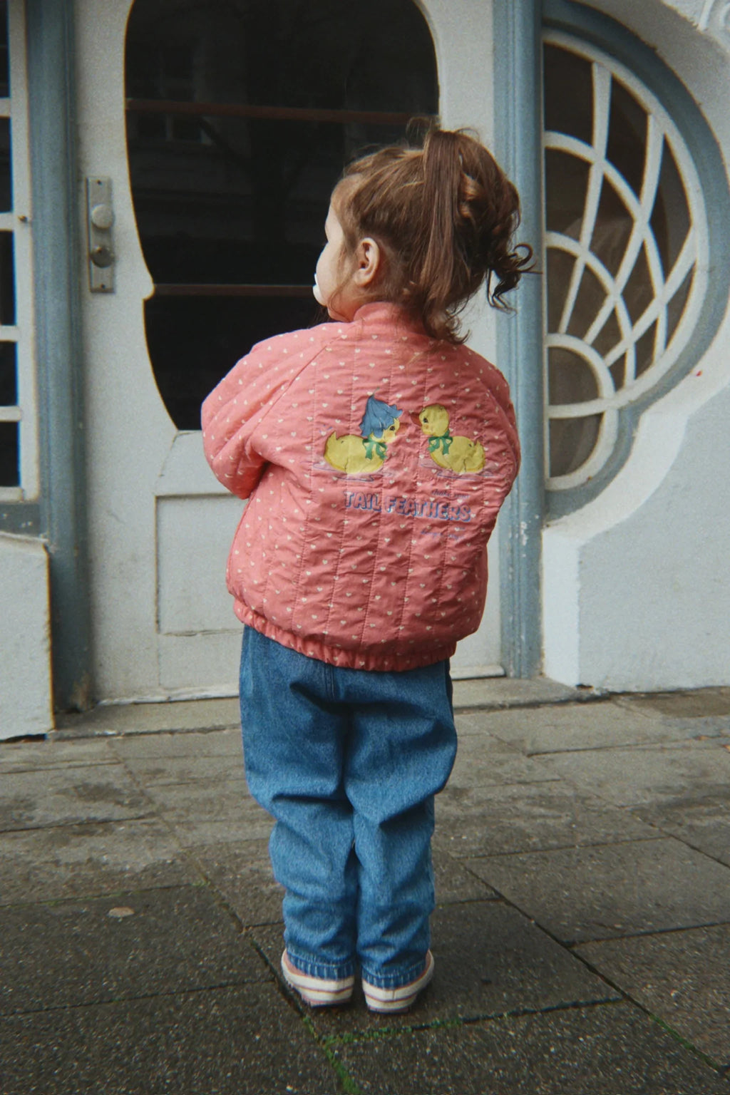 Konges Sløjd Juno Duckling Printed Bomber Jas | Coeur Feathers