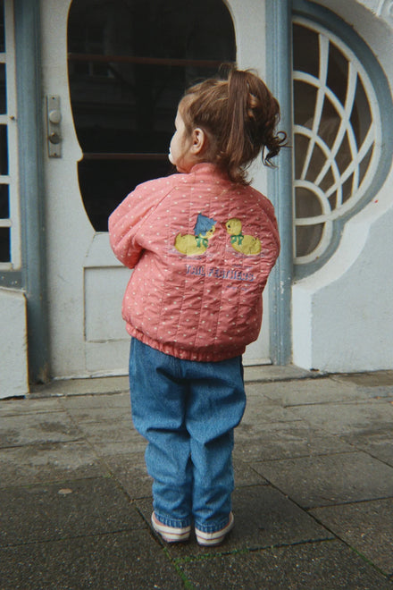 Konges Sløjd Juno Duckling Printed Bomber Jas | Coeur Feathers