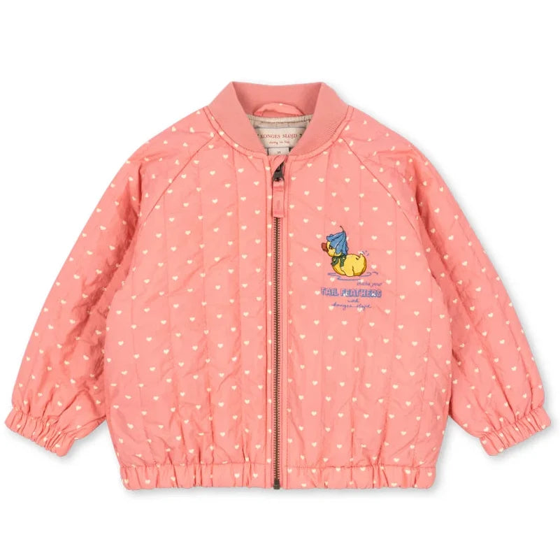 Konges Sløjd Juno Duckling Printed Bomber Jas | Coeur Feathers