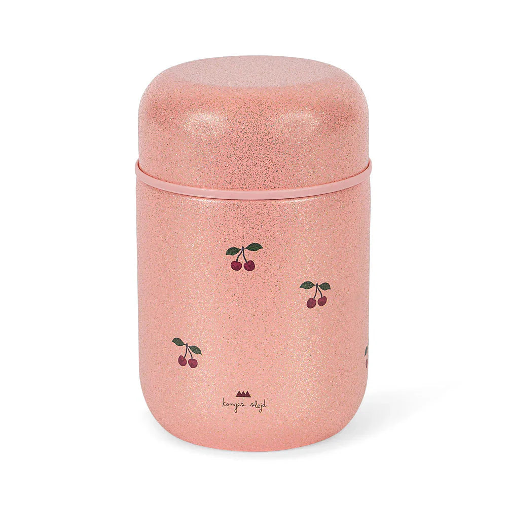 Konges Sløjd RVS Thermo Food Jar | Cherry Glitter