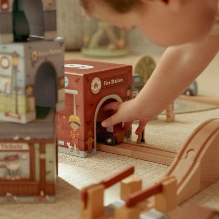 Little Dutch Stapelblokken | Met  Houten Auto's