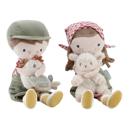 Little Dutch Knuffelpop 35cm | Boer Jim Met Kip