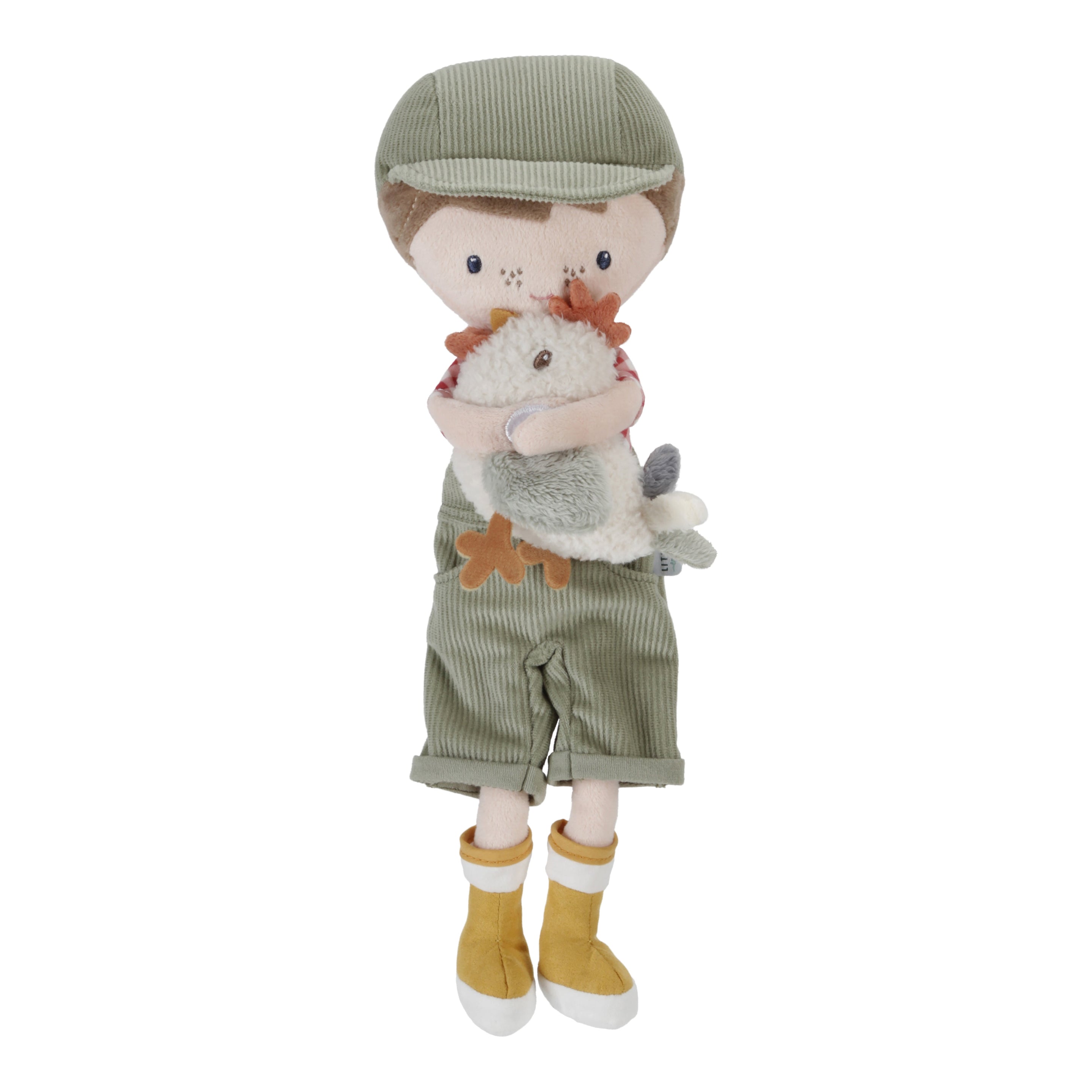 Little Dutch Knuffelpop 35cm | Boer Jim Met Kip