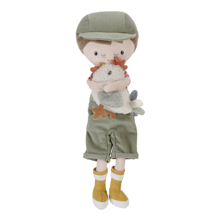 Little Dutch Knuffelpop 35cm | Boer Jim Met Kip