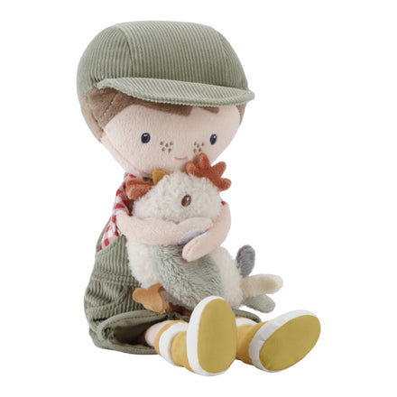 Little Dutch Knuffelpop 35cm | Boer Jim Met Kip