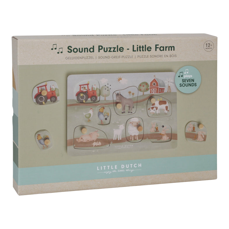 Little Dutch Sound Puzzle Geluiden Puzzel | Little Farm