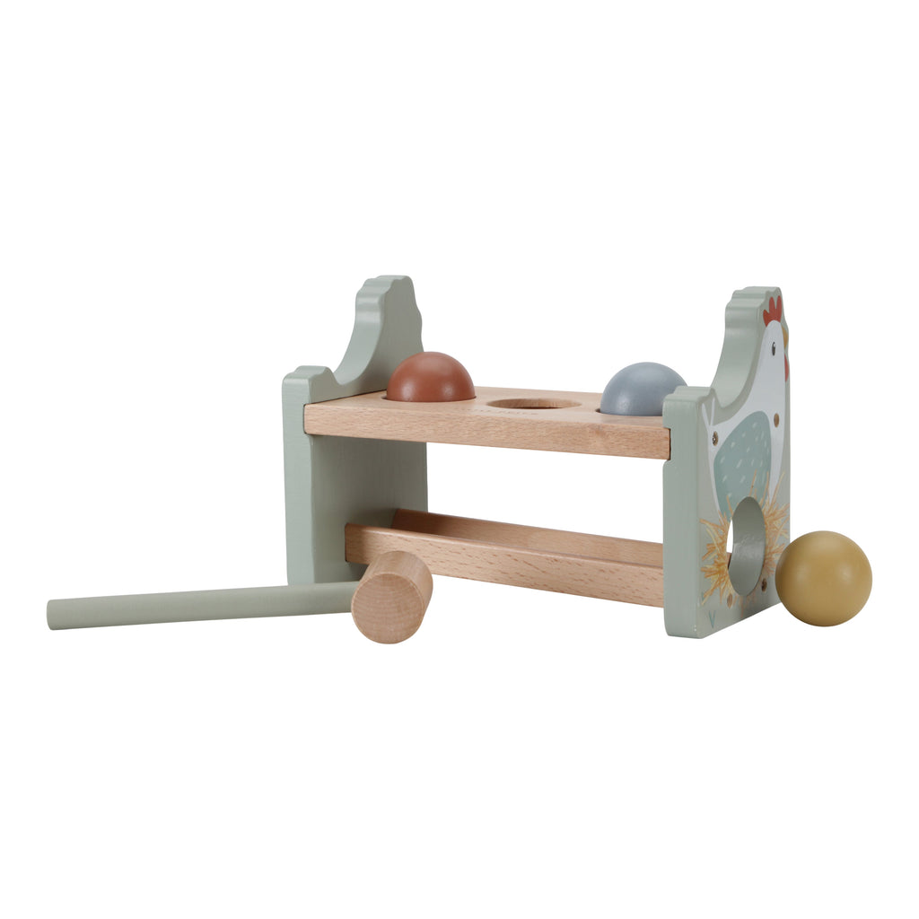 Little Dutch Houten Hamerbank Met Ballen | Little Farm