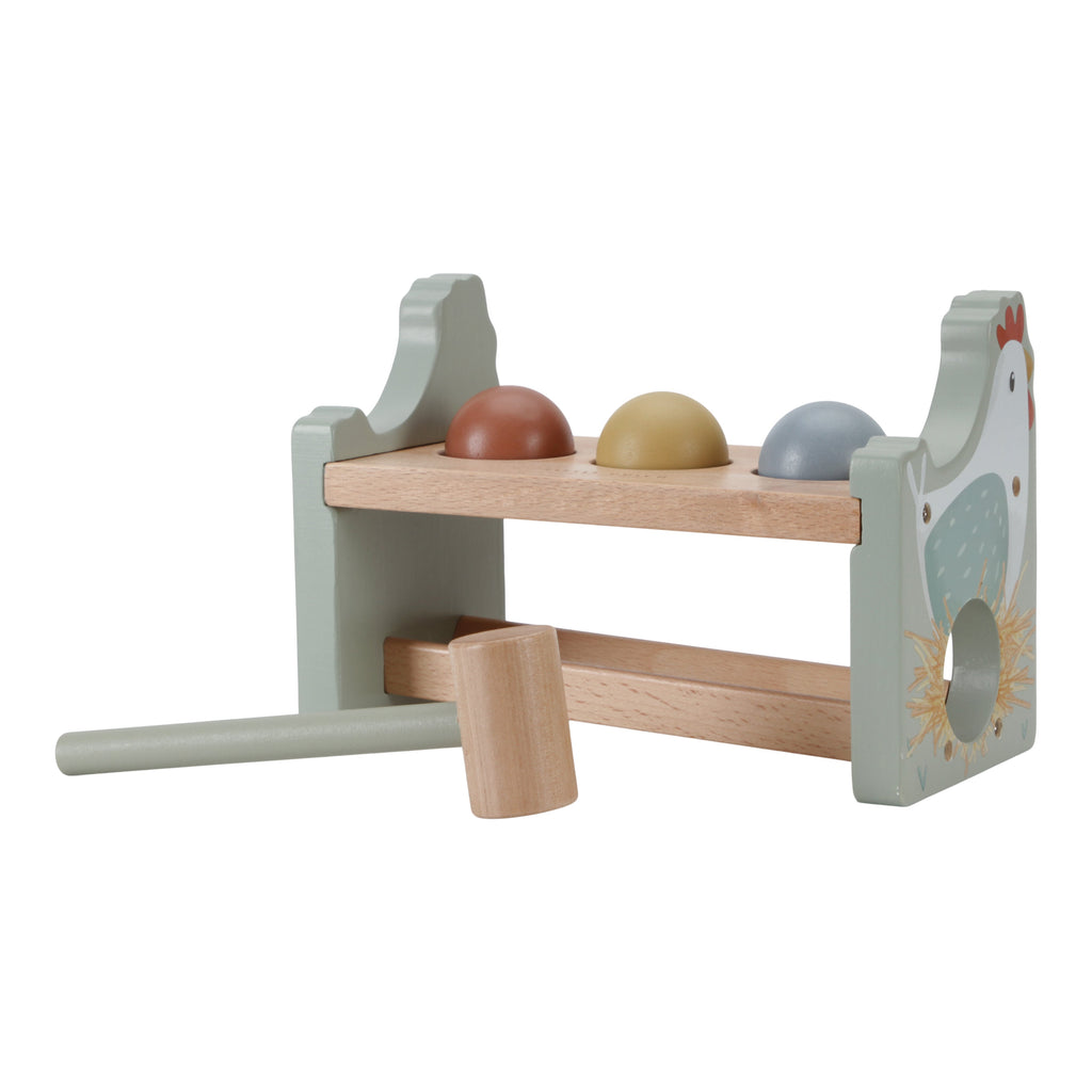 Little Dutch Houten Hamerbank Met Ballen | Little Farm