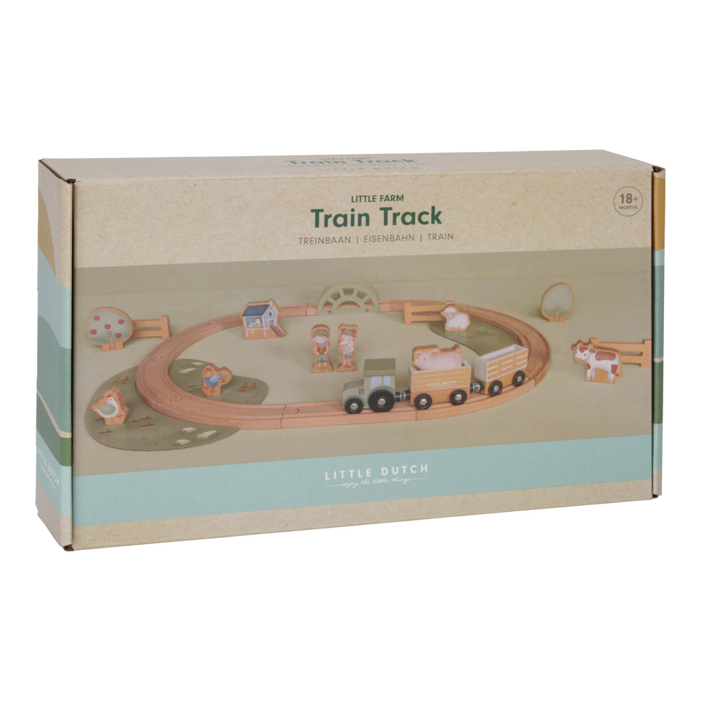 Little Dutch Houten Treinset | Little Farm