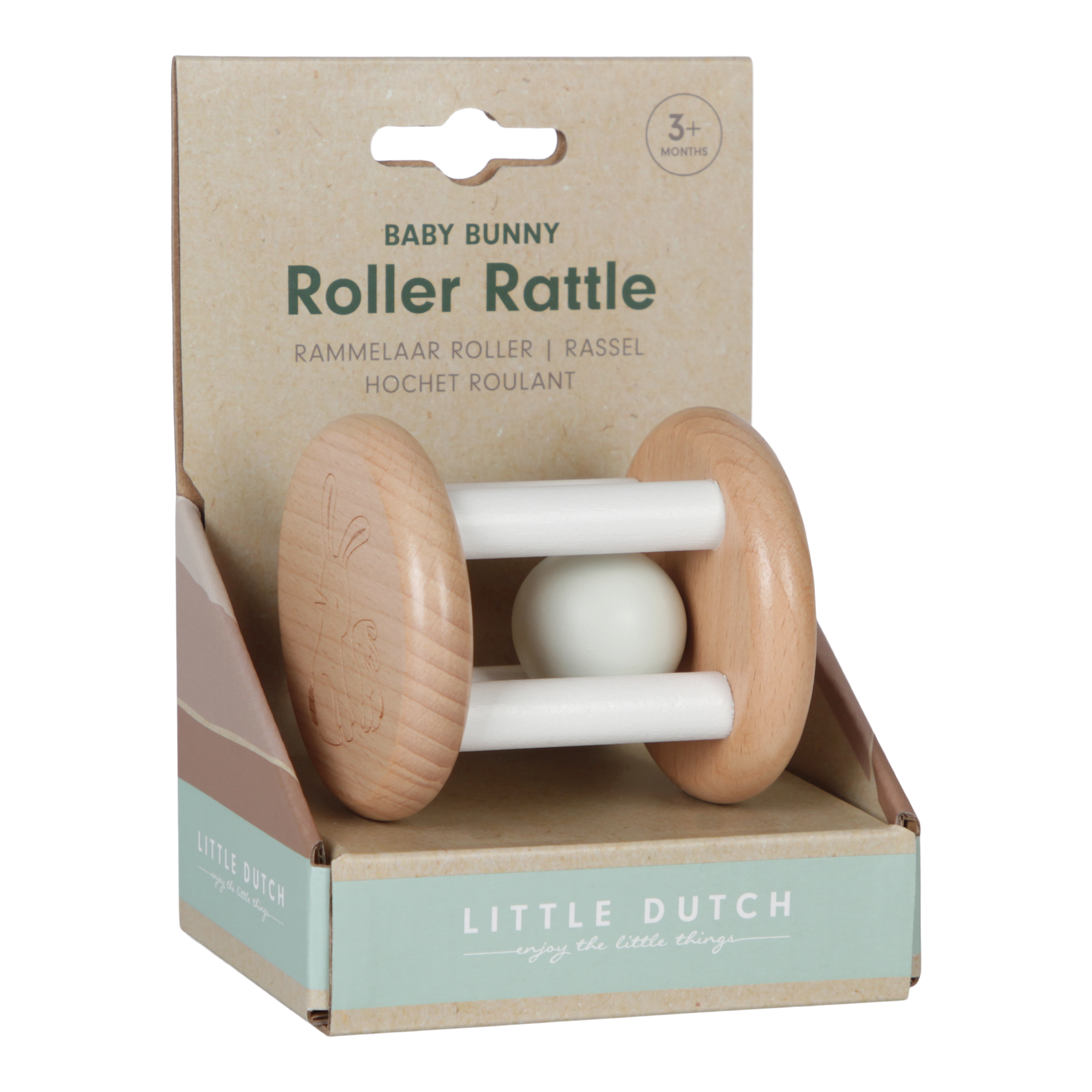 Little Dutch Rammelaar Roller | Baby Bunny