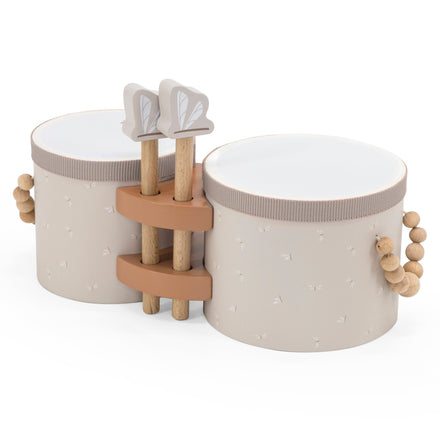 Label Label Houten Bongo Trommel | Nougat