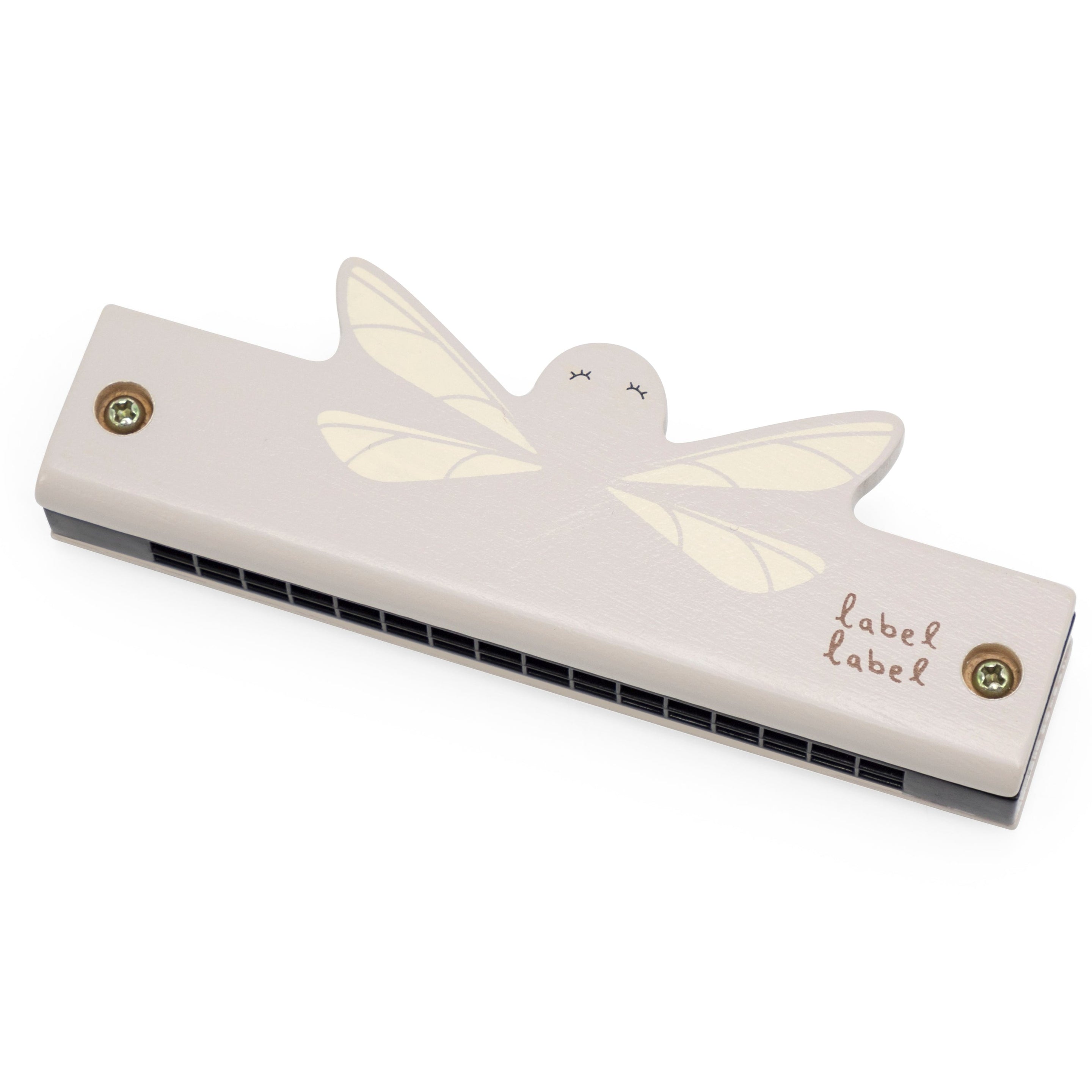 * Label Label Houten Harmonica | Nougat