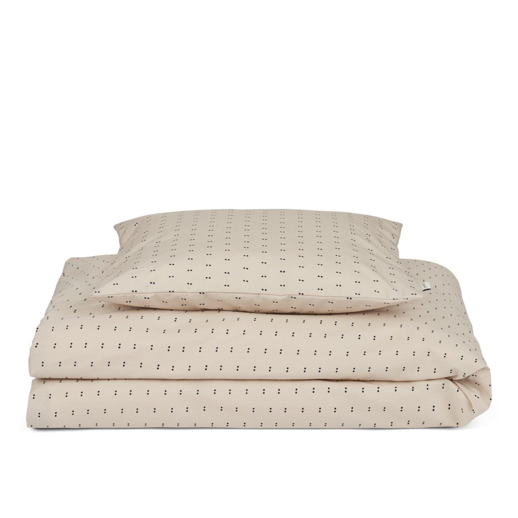 * Liewood Ingeborg Junior Printed Bedding | Double dot / SIlver lining