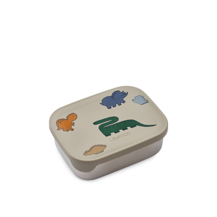 Liewood Arthur printed lunchbox | Dinosaurs / Mist