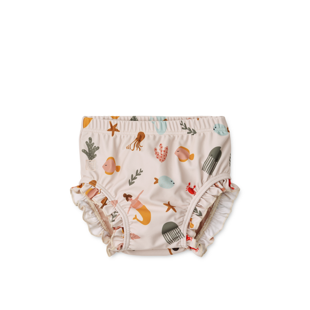 ZZZ Liewood Mila Baby Printed Zwembroek | Mermaids / Sandy*