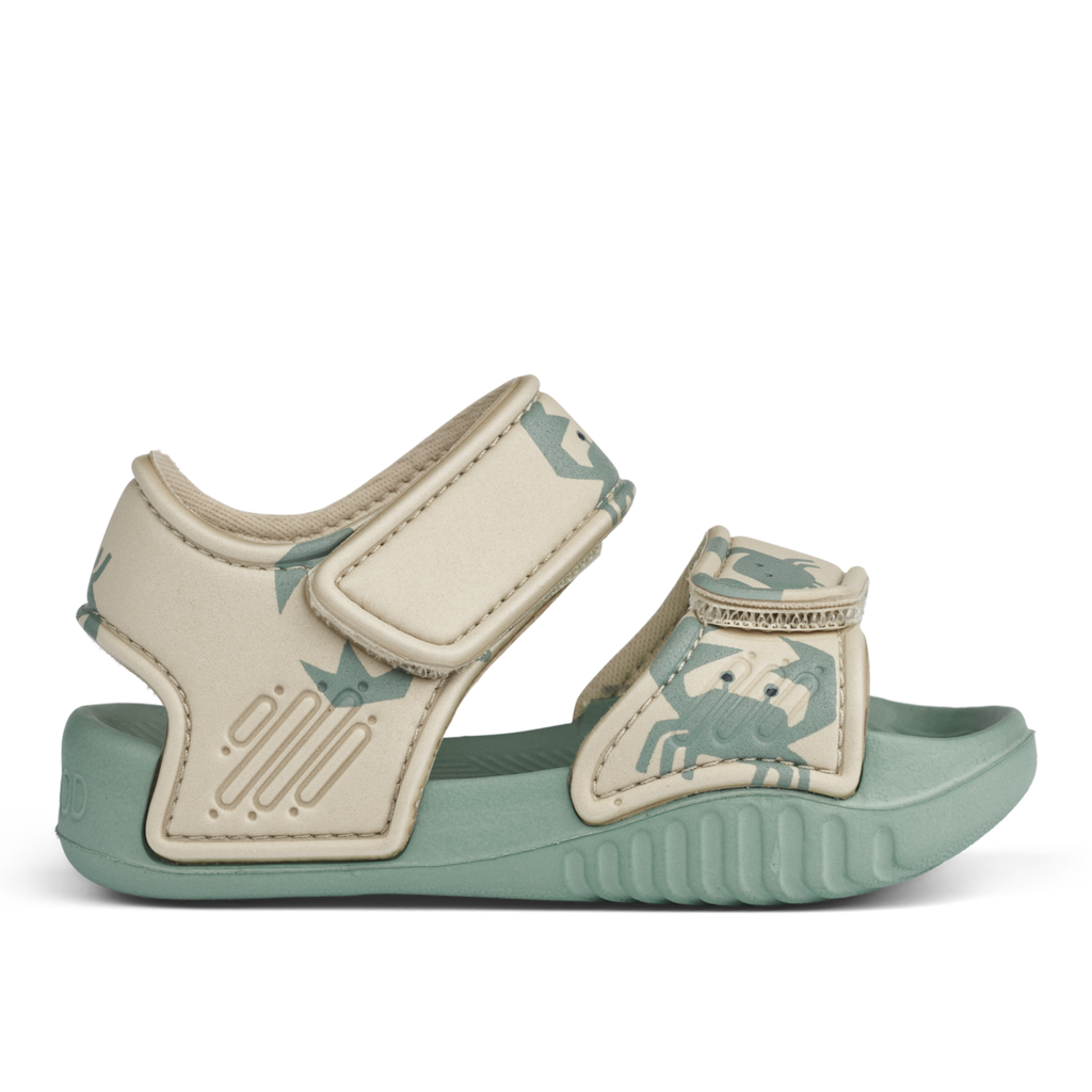 Liewood Blumer Sandalen Met Print | Crab / Sandy