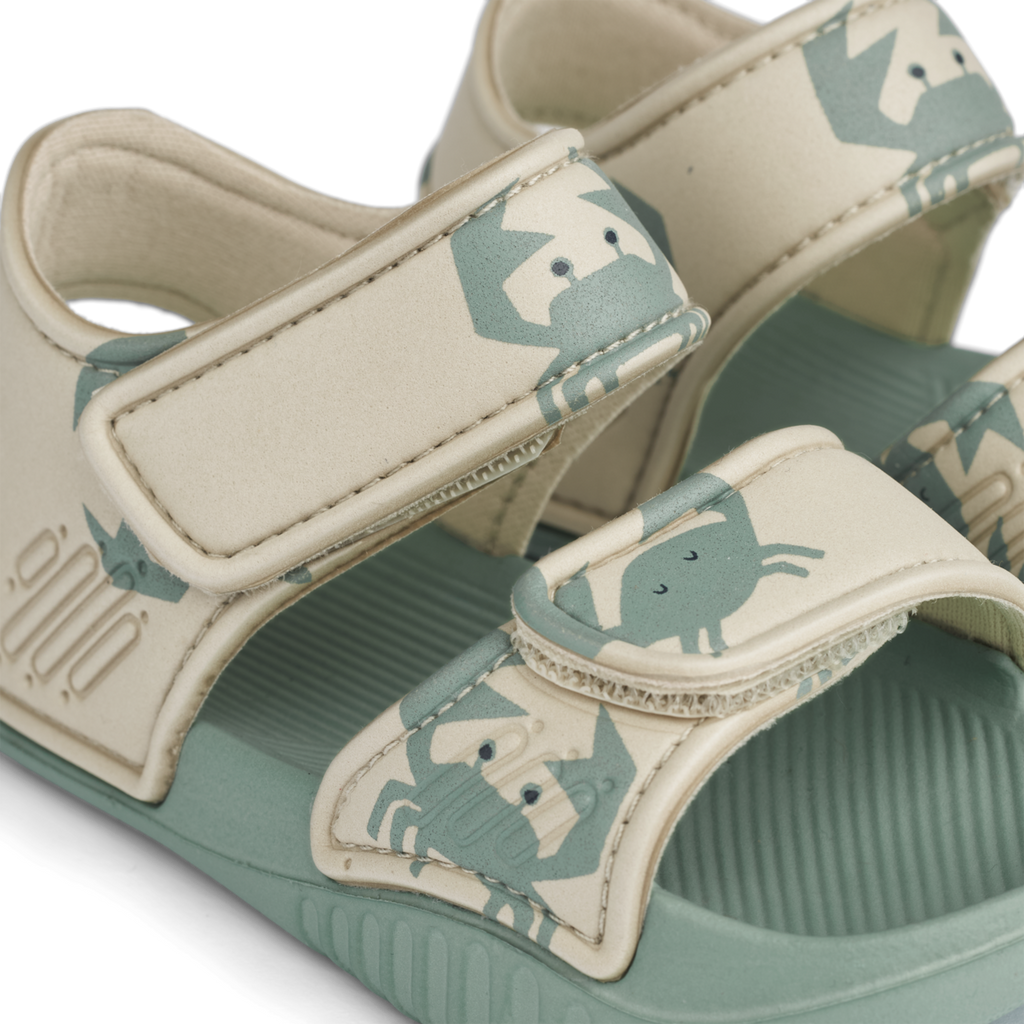 ZZZ Liewood Blumer Sandalen Met Print | Crab / Sandy