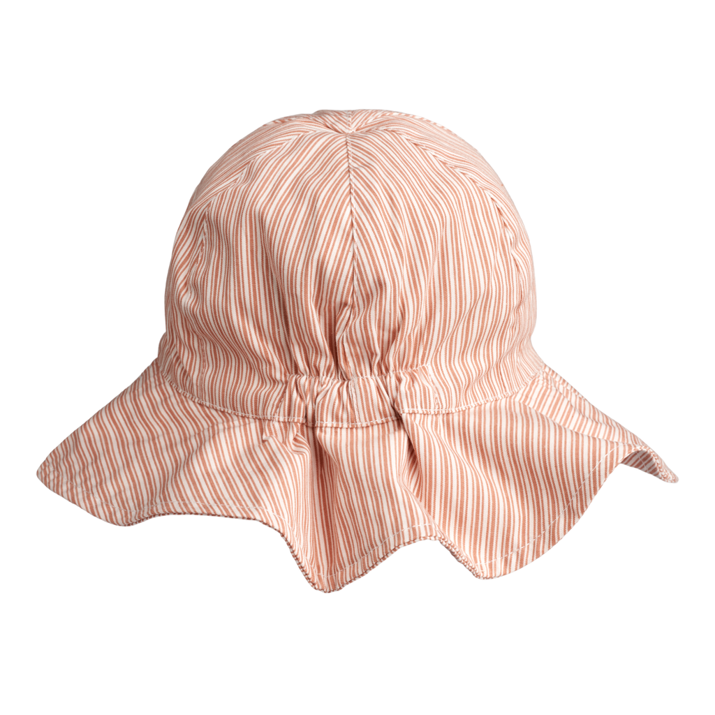 Liewood Amelia Seersucker Zonnehoedje | Y/D Stripe Tuscany Rose / Creme De La Creme