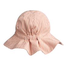 Liewood Amelia Seersucker Zonnehoedje | Y/D Stripe Tuscany Rose / Creme De La Creme