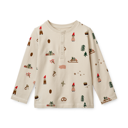 Liewood Wilhelm Pyjama Set | Christmas Holiday Sandy