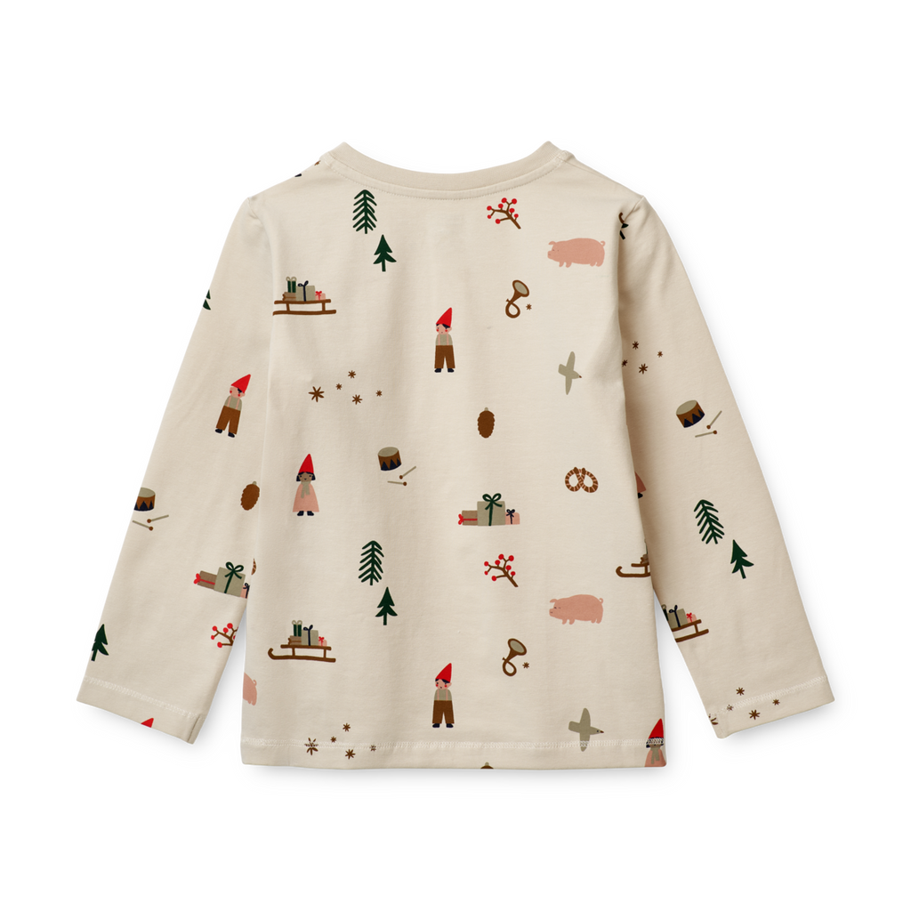 Liewood Wilhelm Pyjama Set | Christmas Holiday Sandy