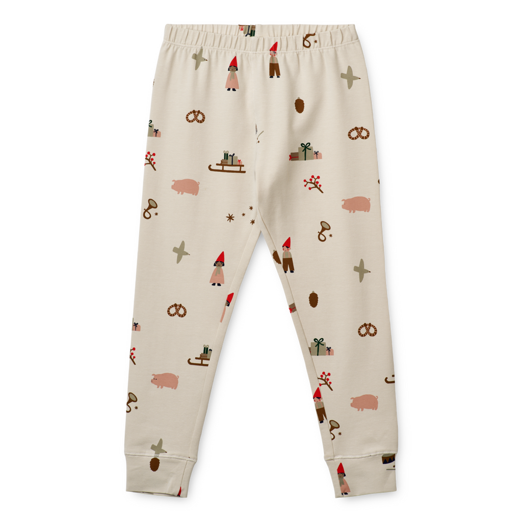 Liewood Wilhelm Pyjama Set | Christmas Holiday Sandy