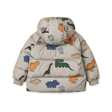 Liewood Polle Down Puffer Jacket | Dinosaurs / Mist