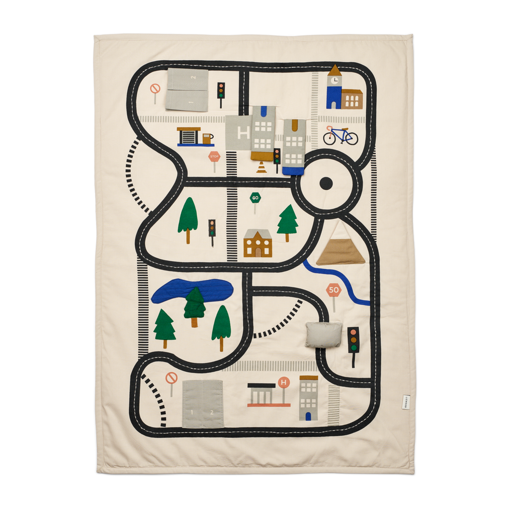 ZZZ Liewood Adonna Activity Blanket | Road Map / Sandy