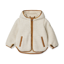 Liewood Mara Pile Jacket With Ears | Sandy / golden caramel mix