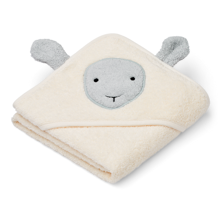 Liewood Albert Sheep Hooded Towel | Creme de la creme