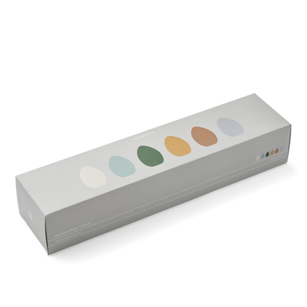 * Liewood Mamuka Krijt 6-Pack | Yellow mellow multi mix