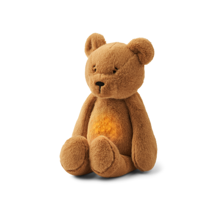 Liewood Hattie Knuffel Bear Humming Teddy | Golden caramel