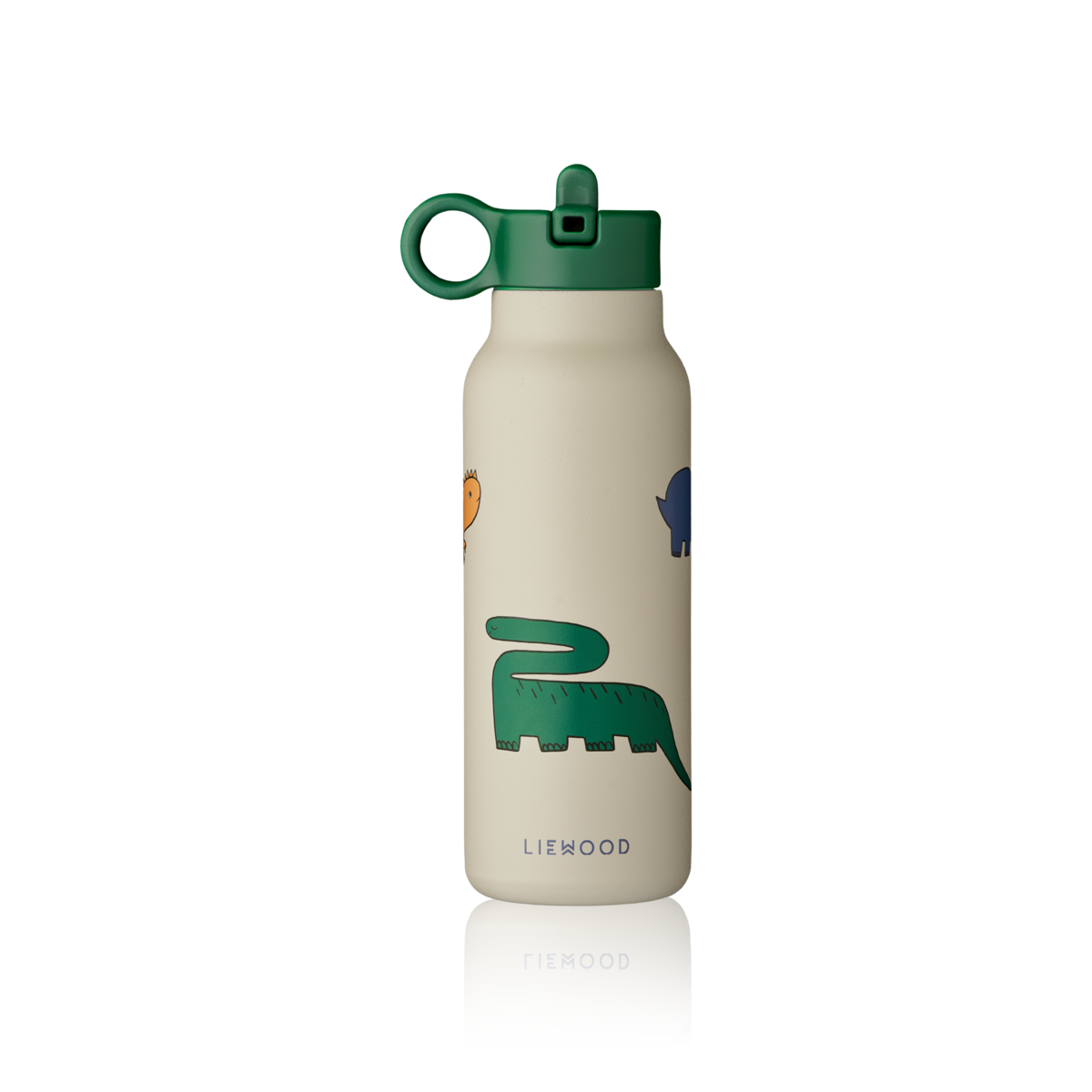 Liewood Falk Drinkfles 350 ml | Dinosaurs / Mist