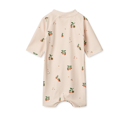 Liewood Thor Baby Swim Jumpsuit | Peach / Sea shell