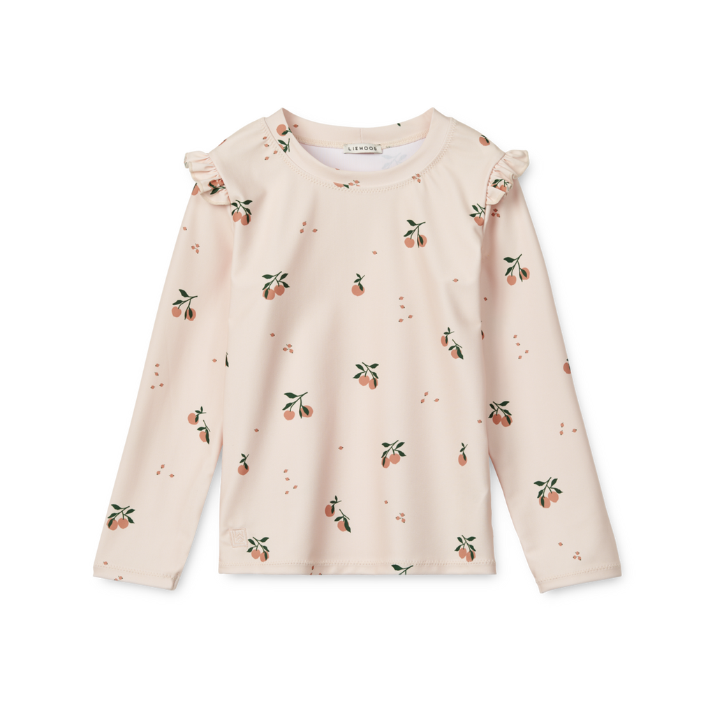 Liewood Tenley Zwem T-shirt | Peach / Sea shell