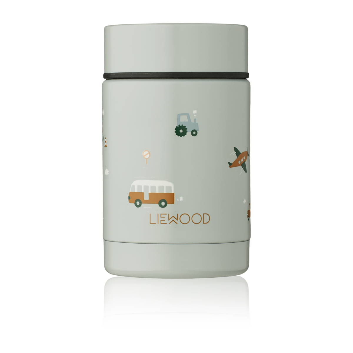 Liewood Nadja Food Jar | Vehicles/Dove Blue Mix