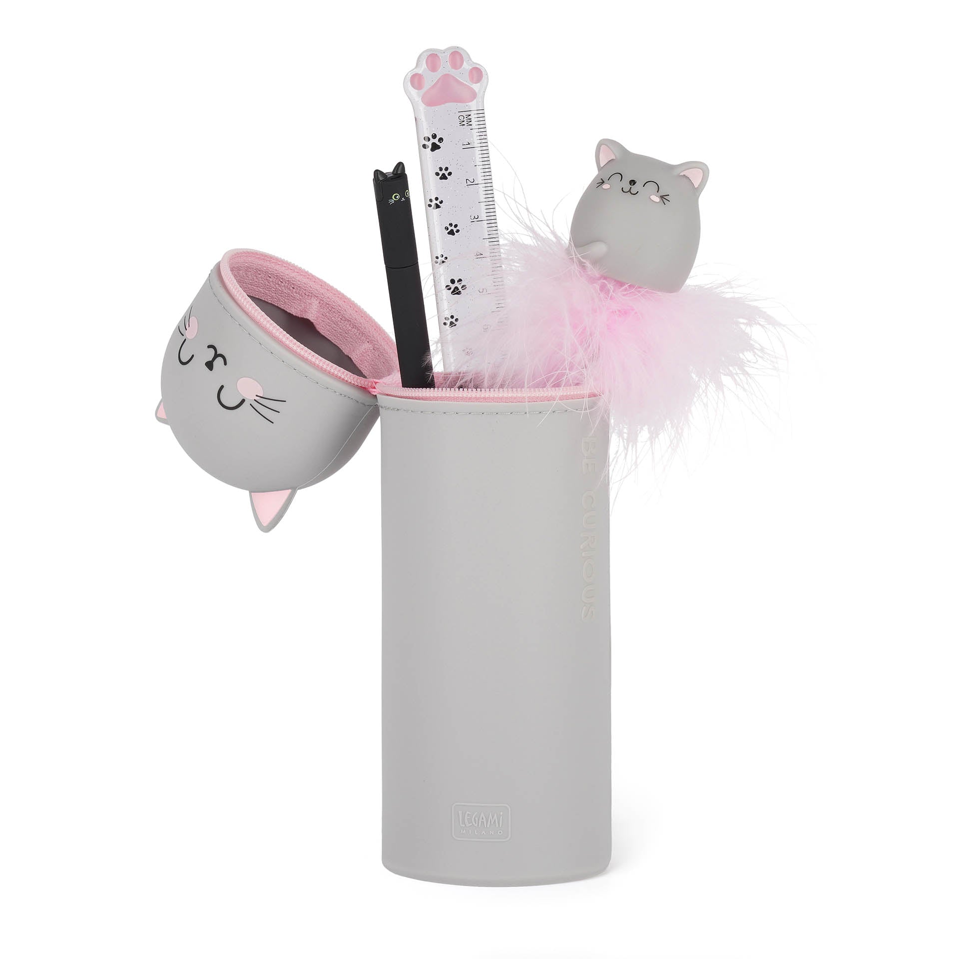 Legami "Hug Me" 2-in-1 Silicone Pennenzak Kawai | Kat