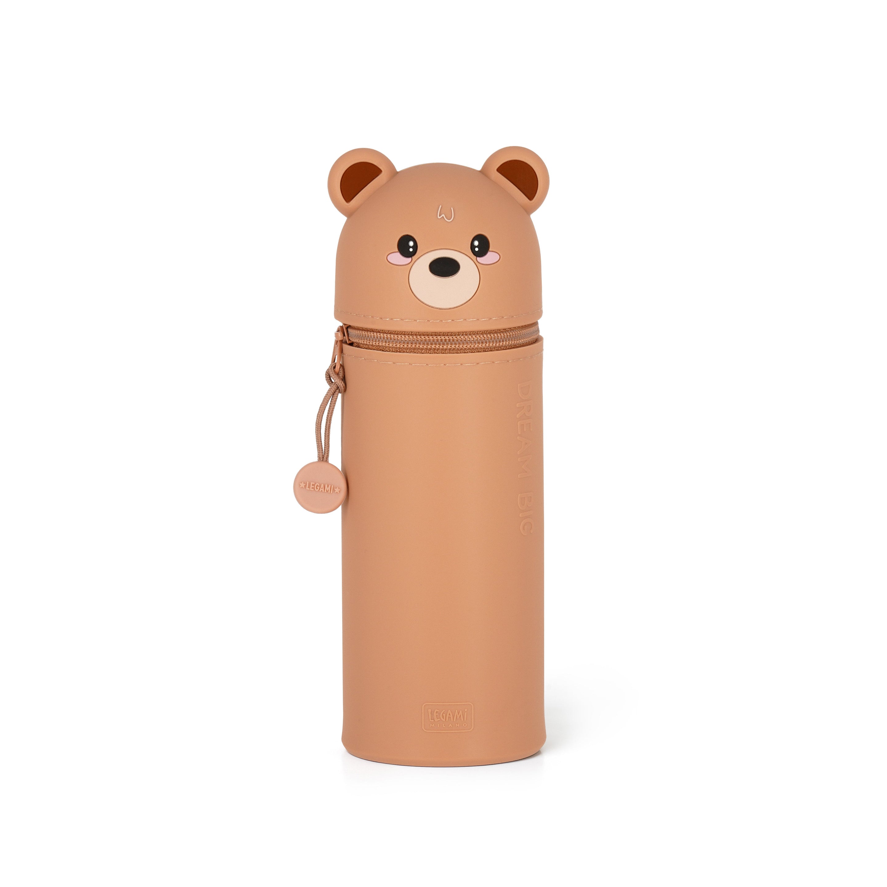 Legami "Hug Me" 2-in-1 Silicone Pennenzak Kawai | Teddybeer