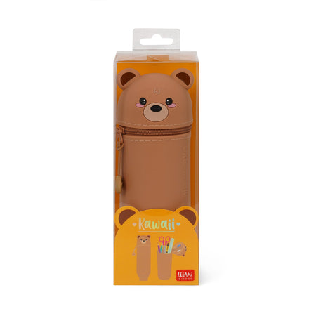 Legami "Hug Me" 2-in-1 Silicone Pennenzak Kawai | Teddybeer