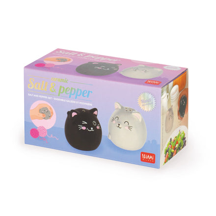 Legami Keramisch Zout- en Pepervat Set | Kat