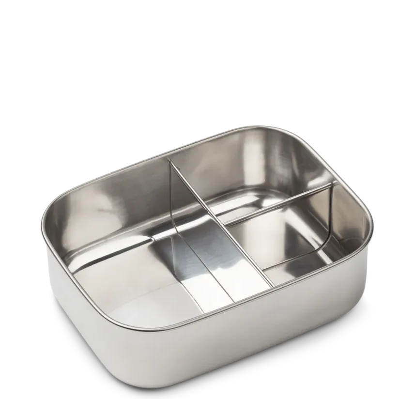 Liewood Arthur Panda RVS Lunchbox | Sandy