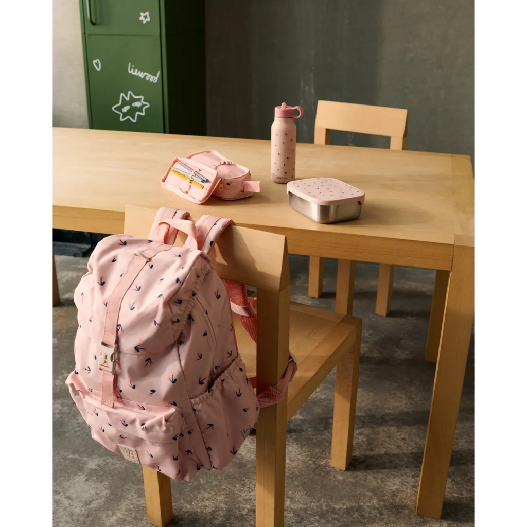 Liewood Arthur Printed RVS Lunchbox | Mini Cherry Heart / Rosey