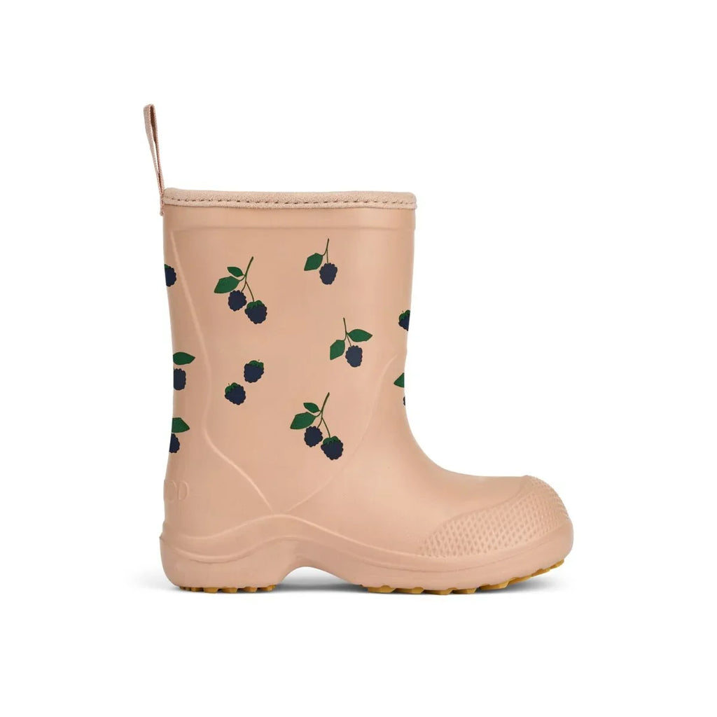 Liewood Aston Thermo Regenlaarzen | Berry / Pale Tuscany