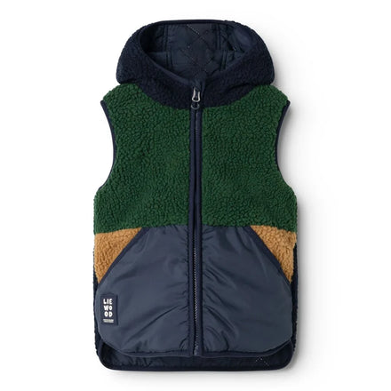 Liewood Diana Omkeerbare Vest | Classic Navy Mix