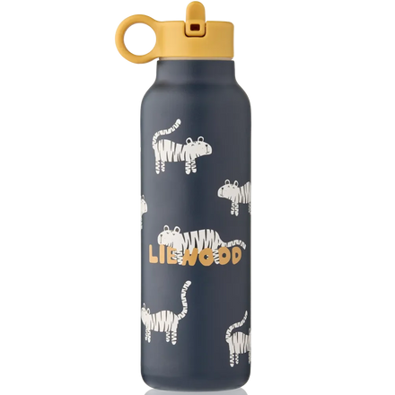 Liewood Falk RVS Drinkfles 500 ml | Tiger / Classic Navy